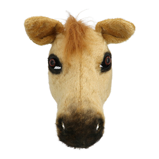 Masque de Vache Réaliste en Peluche - Déguisement Amusant