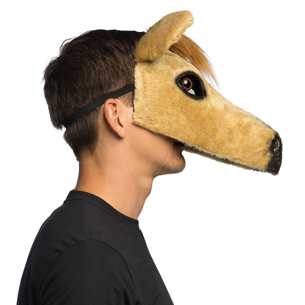Masque de Vache Réaliste en Peluche - Déguisement Amusant