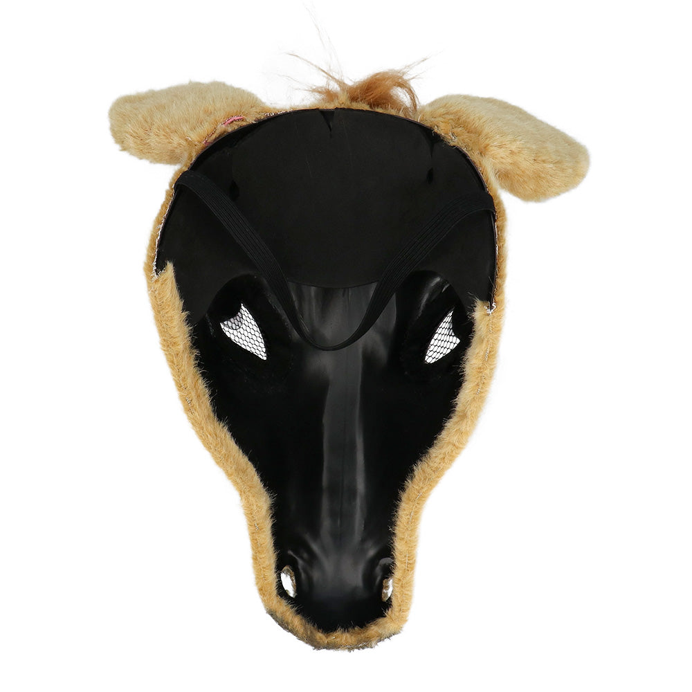 Masque de Vache Réaliste en Peluche - Déguisement Amusant