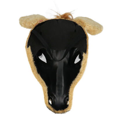 Masque de Vache Réaliste en Peluche - Déguisement Amusant