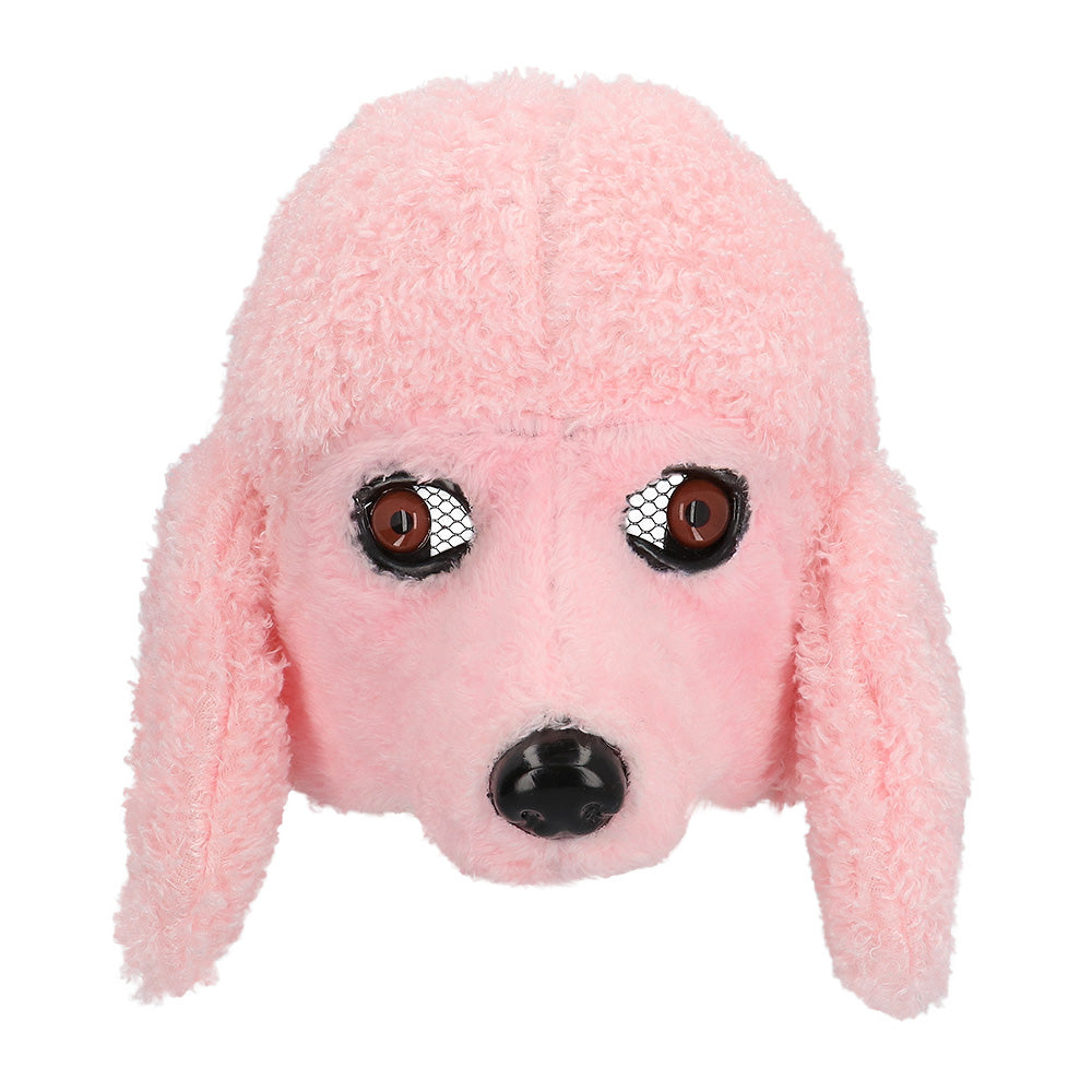 Masque Caniche Rose Déguisement Adulte Soirée Amusant