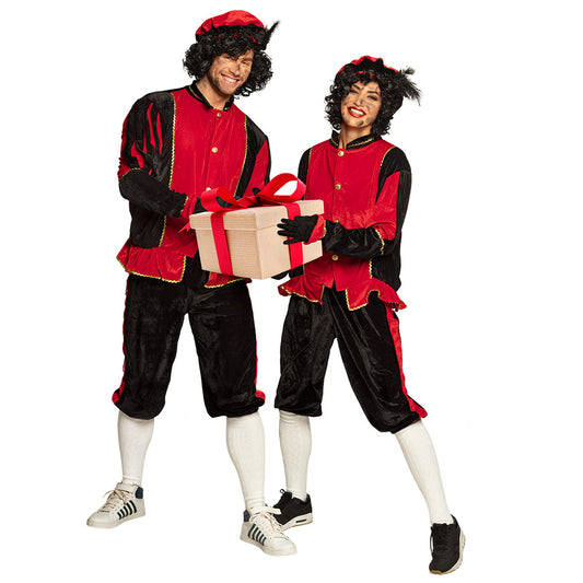 Déguisement Pirate Enfant Luxe Noir et Rouge avec Accessoires