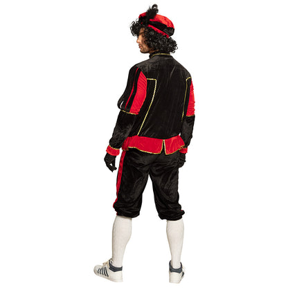 Déguisement Pirate Enfant Luxe Noir et Rouge avec Accessoires