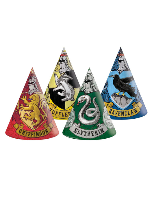 6 Chapeaux de fête en carton Harry Potter