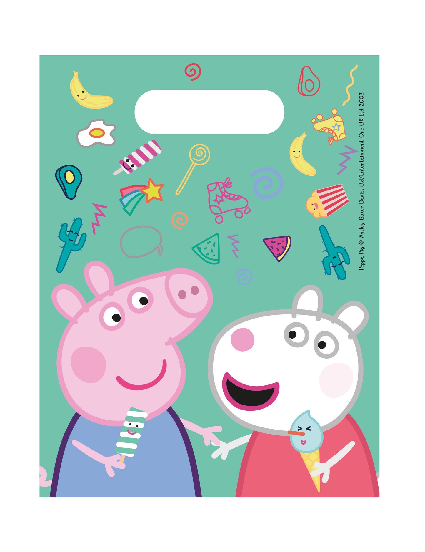 6 Sacs cadeaux Peppa Pig