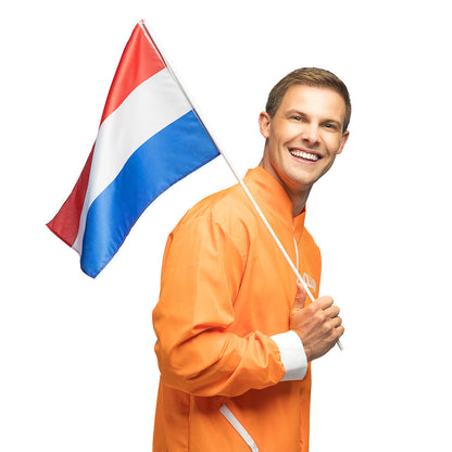 Drapeau Pays-Bas Orange Blanc Bleu - Accessoire de Fête Patriote