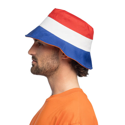 Chapeau Bucket Drapeau Néerlandais - Accessoire Fête