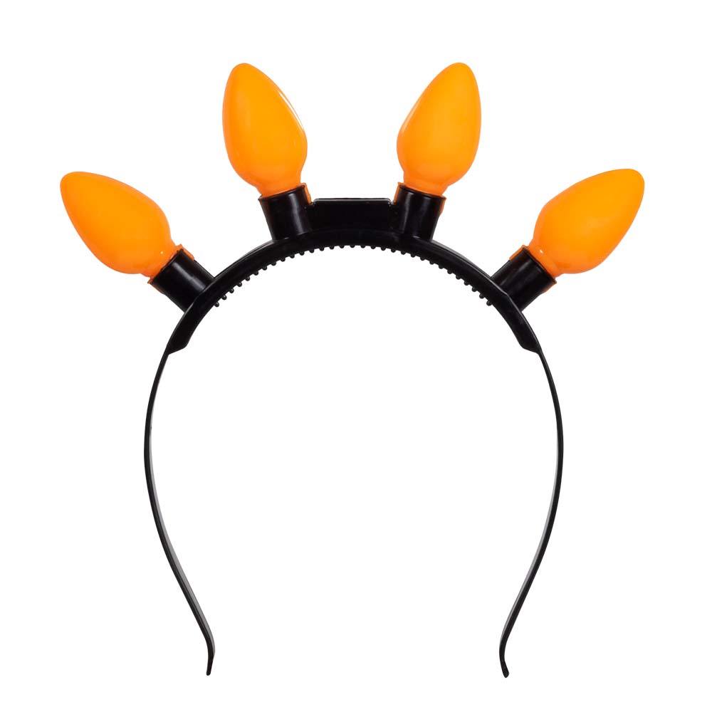 Serre-tête lumineux avec 4 ampoules LED flammes | Déguisement fête