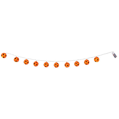 Guirlande Lumineuse Ballons Foot Orange 10 LED