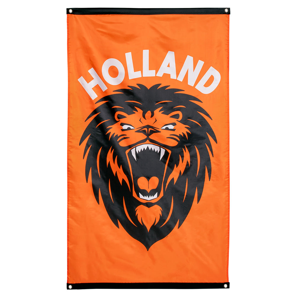 Drapeau Holland Lion Orange - Bannière Supporter Football