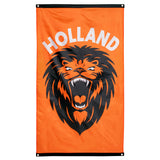 Drapeau Holland Lion Orange - Bannière Supporter Football