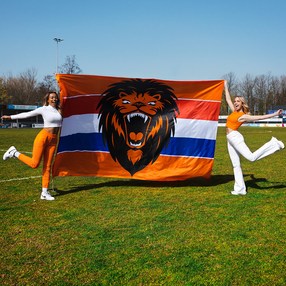 Drapeau Lion Orange Hollande - Supporters Pays-Bas