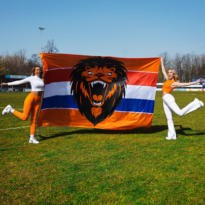 Drapeau Lion Orange Hollande - Supporters Pays-Bas