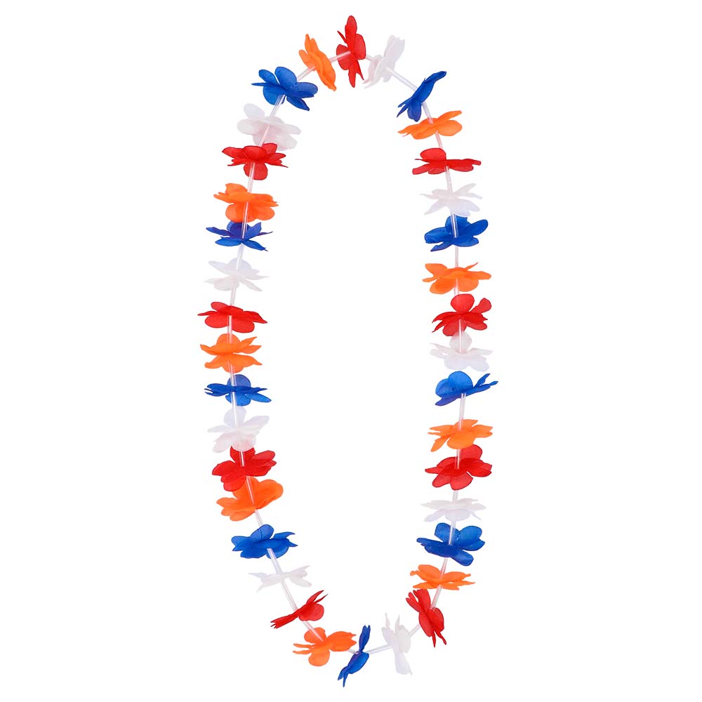 Collier Fleurs Hawaïen Multicolore - Accessoire Fête Party