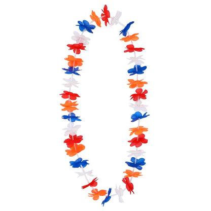 Collier Fleurs Hawaïen Multicolore - Accessoire Fête Party