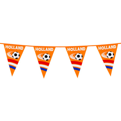 Guirlande Drapeaux Holland Football 4m - Décoration Foot