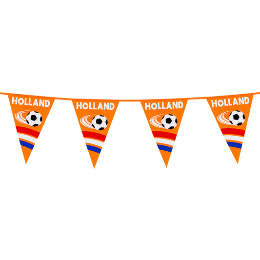 Guirlande Drapeaux Holland Football 4m - Décoration Foot
