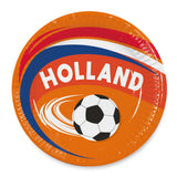 Assiettes Holland Foot - Décoration Fête Coupe du Monde