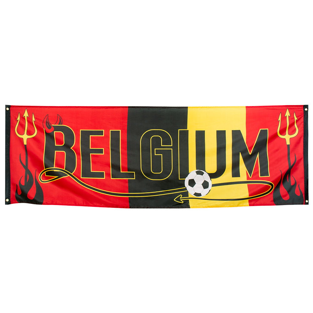 Bannière Belgique Football - Décoration Supporter Belge