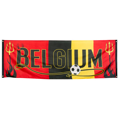 Bannière Belgique Football - Décoration Supporter Belge