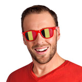 Lunettes Drapeaux Belgique à Mailles - Accessoire Fête