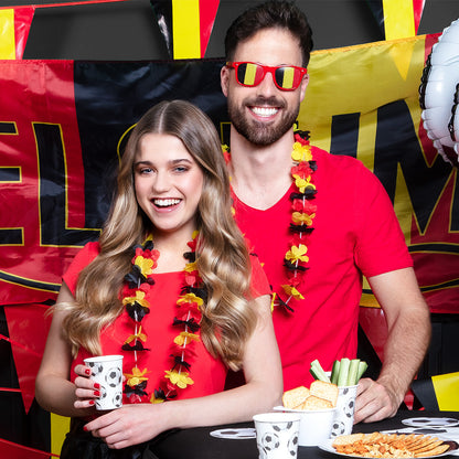 Lunettes Drapeaux Belgique à Mailles - Accessoire Fête