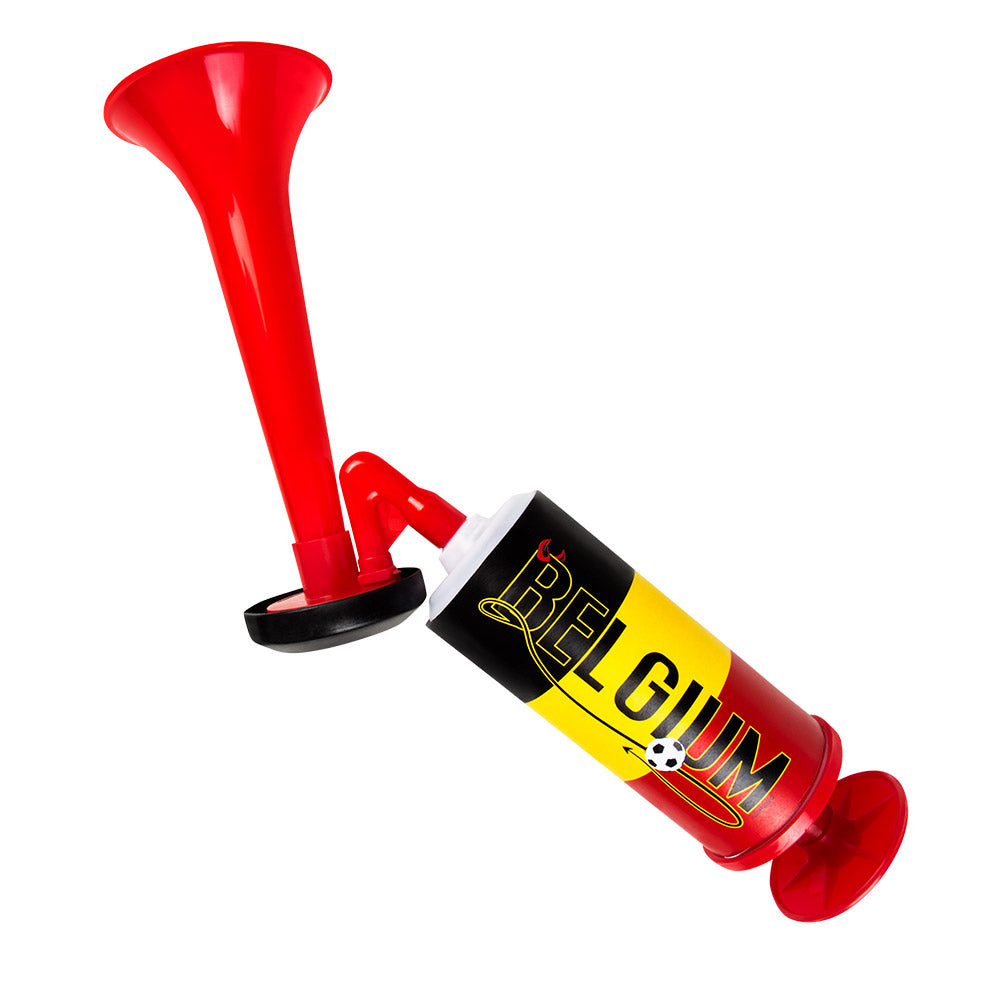 Corne de Brume Rouge avec Pompe - Accessoire de Fête Sonore