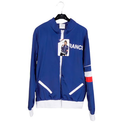 Veste Vintage France Bleu Blanc Rouge - Déguisement Sport Rétro
