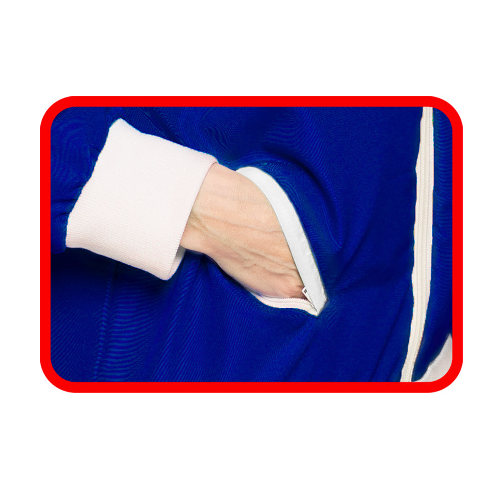 Veste de Survêtement France Bleu Blanc Rouge Adulte