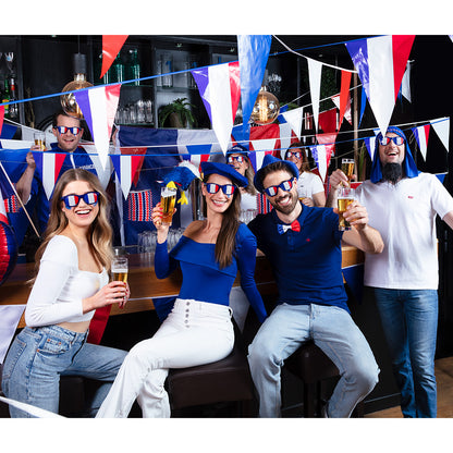 Nœud Papillon France Bleu Blanc Rouge - Accessoire Fête