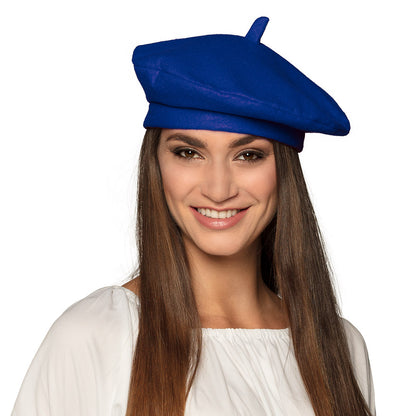 Béret Bleu Français Classique - Accessoire de Déguisement Adulte
