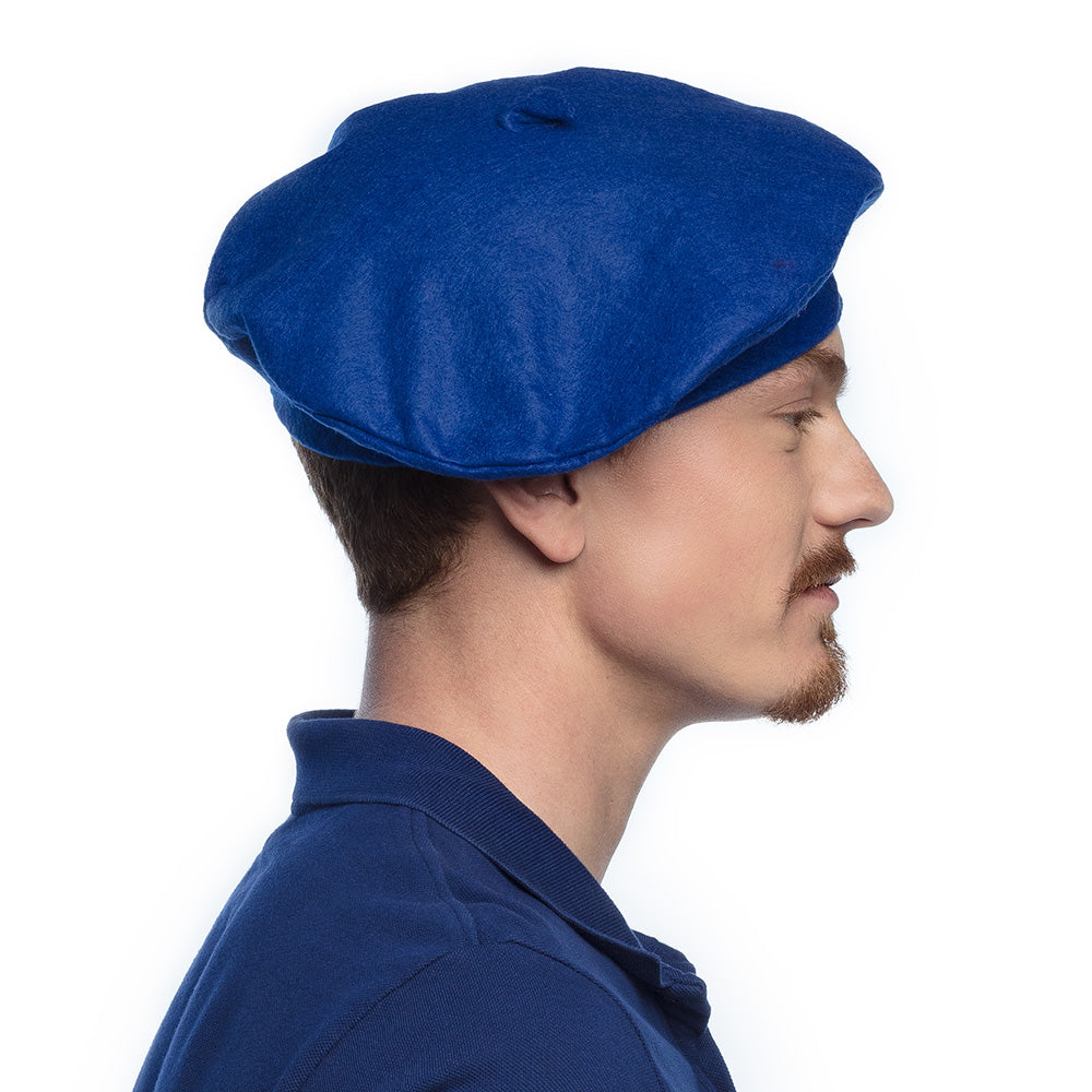 Béret Bleu Français Classique - Accessoire de Déguisement Adulte