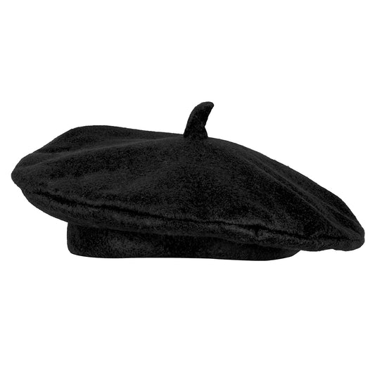 Béret Noir Français Classique - Accessoire Déguisement Chic