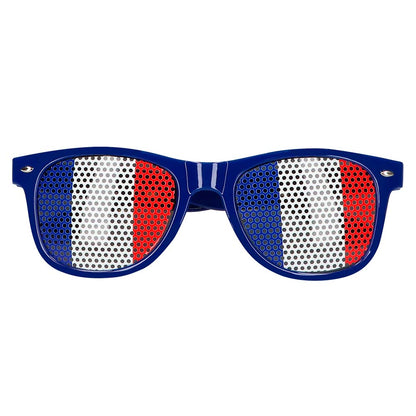 Lunettes Drapeau France Mailles Bleu Blanc Rouge