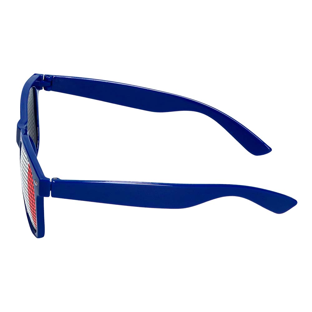 Lunettes Drapeau France Mailles Bleu Blanc Rouge