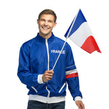 Veste de Supporter France Bleu Blanc Rouge - Déguisement Adulte