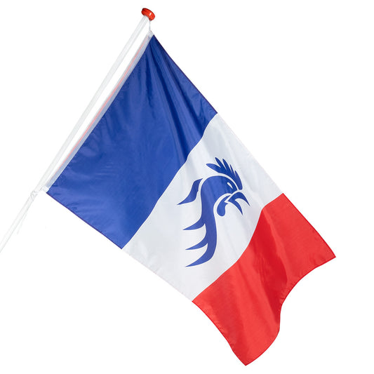 Drapeau Français 90x150cm - Aigle Bleu Tricolore