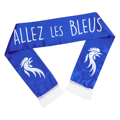 Écharpe de Supporter "Allez Les Bleus" - Bleu et Blanc Officiel