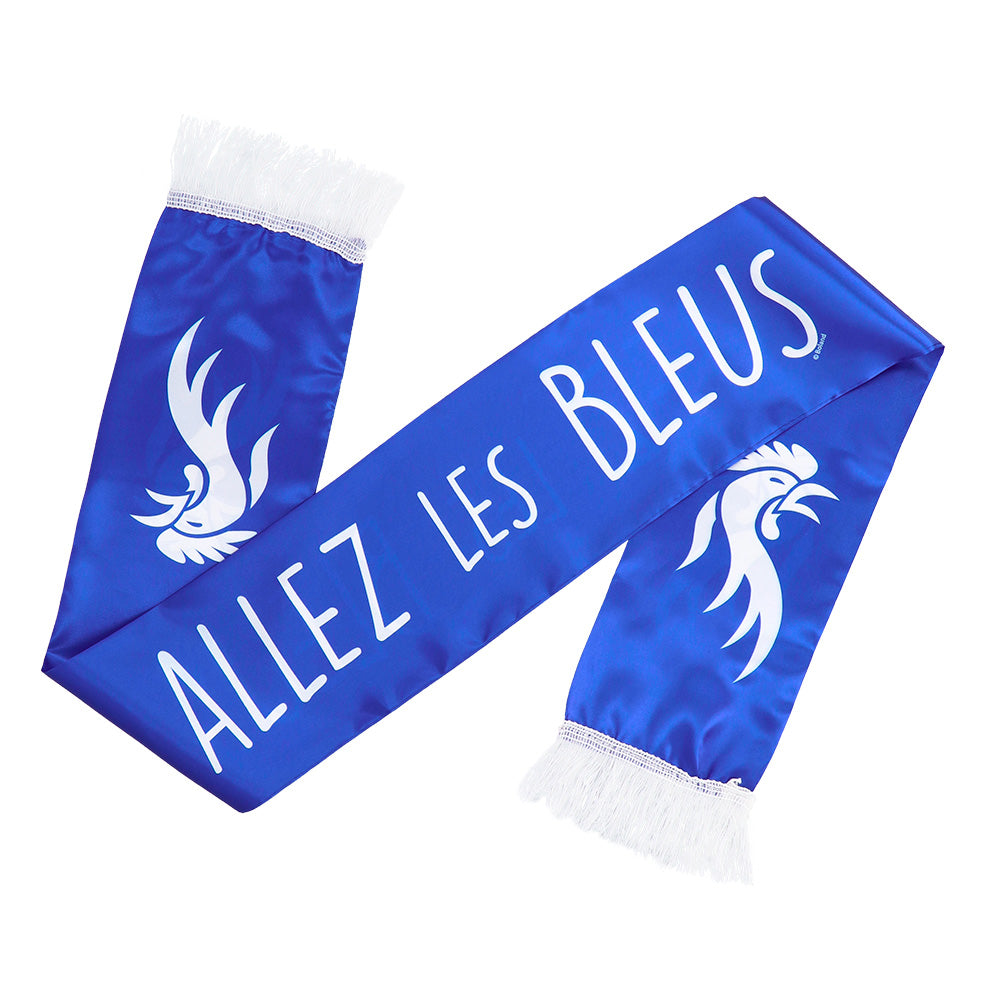 Écharpe de Supporter "Allez Les Bleus" - Bleu et Blanc Officiel