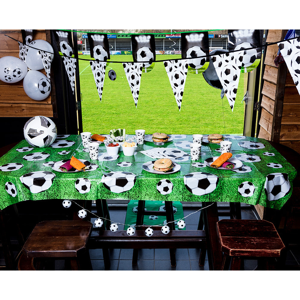 Ballon de Foot Blanc et Noir - Décoration Fête Football