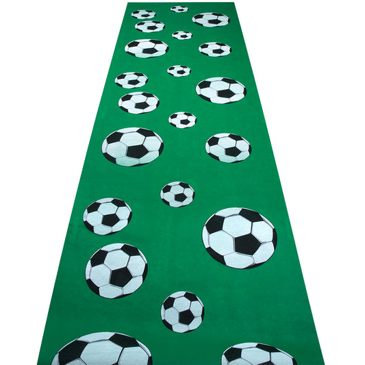 Tapis Terrain Foot Vert Soirée 480x60cm - Déco Fête