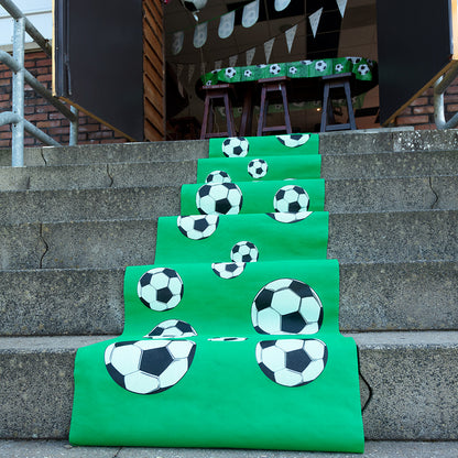 Tapis Terrain Foot Vert Soirée 480x60cm - Déco Fête