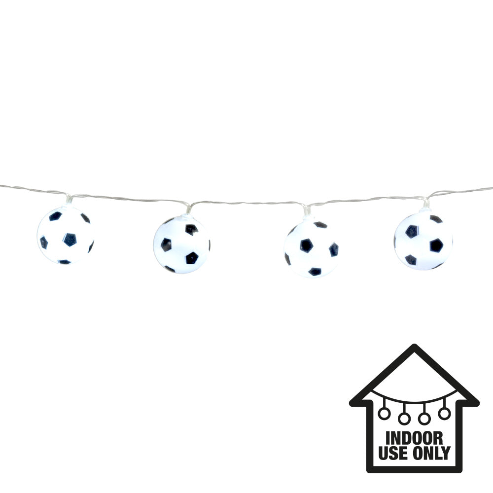 Guirlande LED Ballons Football 140 cm - Décoration Intérieur