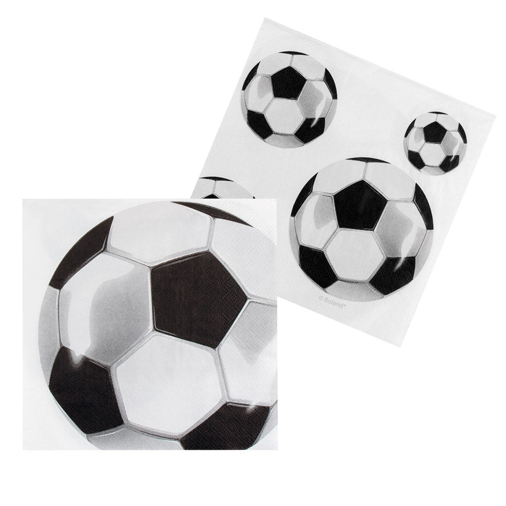 Kit Décoration Foot Ballon Soccer Fête - Assiettes Gobelets Serviettes