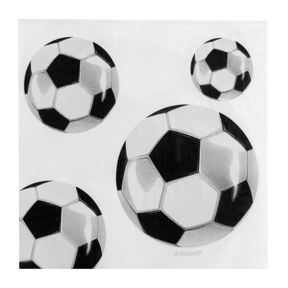 Kit Décoration Foot Ballon Soccer Fête - Assiettes Gobelets Serviettes