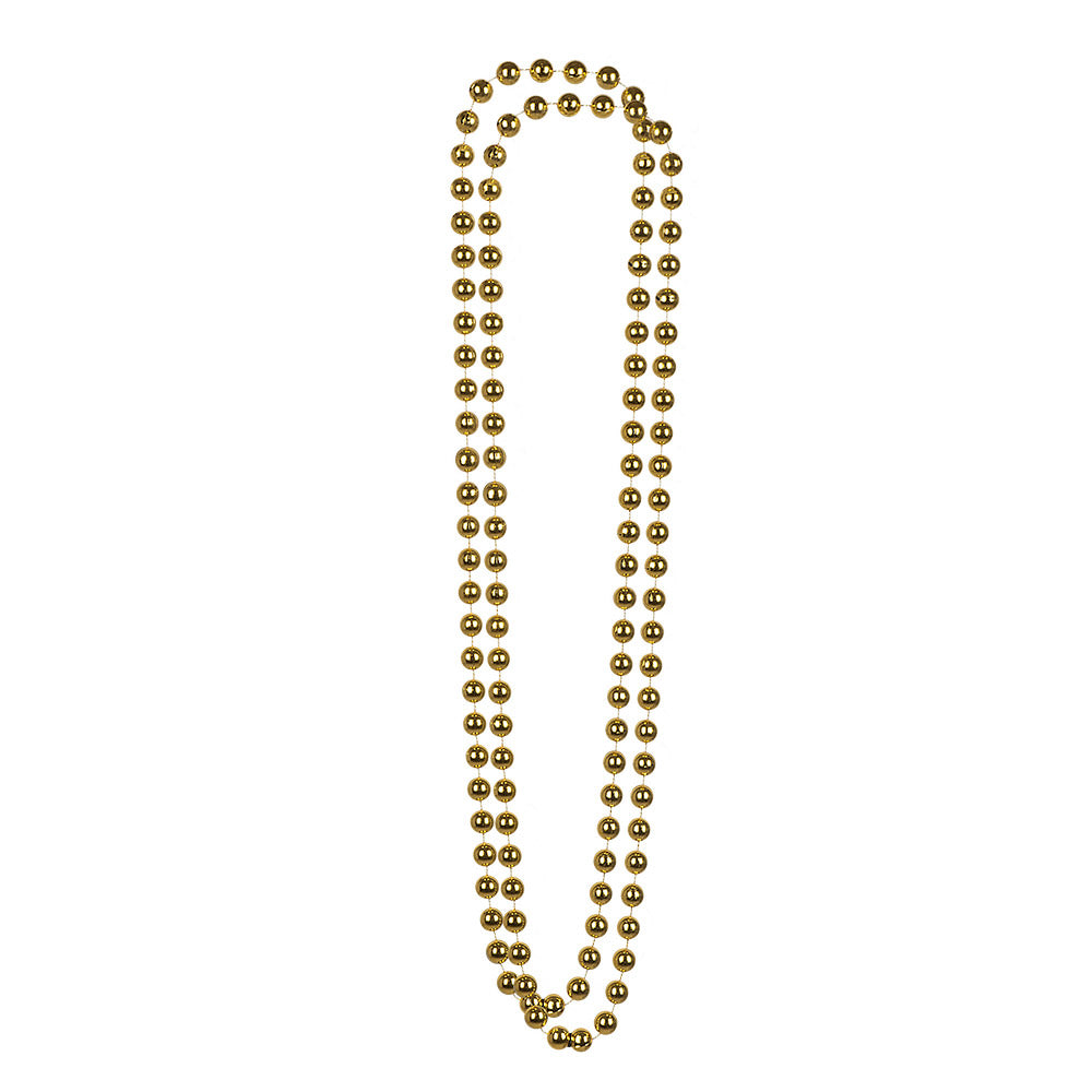 Collier de Perles Dorées Long – Accessoire Année 20 Vintage