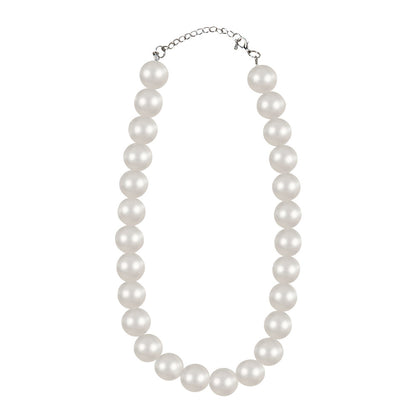 Collier de Perles Blanches Élégant - Accessoire Rétro Chic
