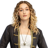 Collier Pirate Crâne avec Sabre - Accessoire de Fête