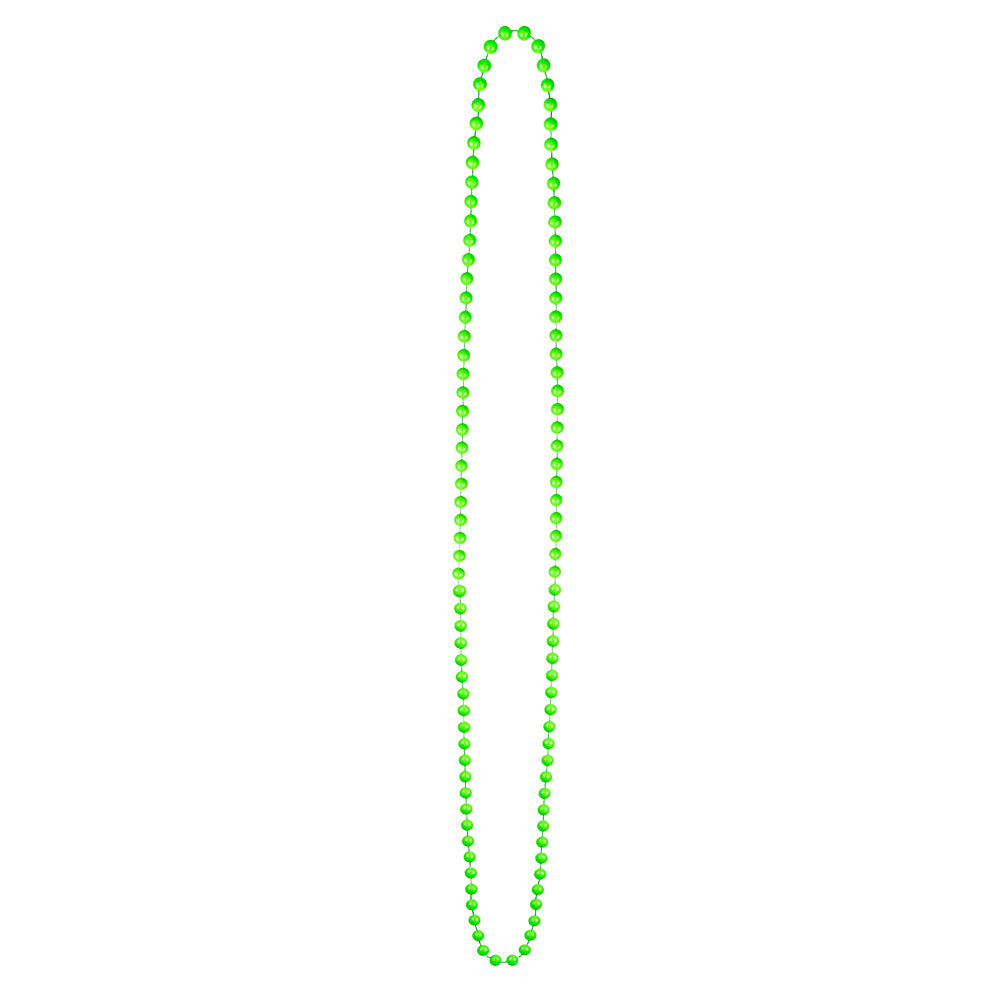 Collier Perles UV Fluo Disco - 4 Couleurs Assortis
