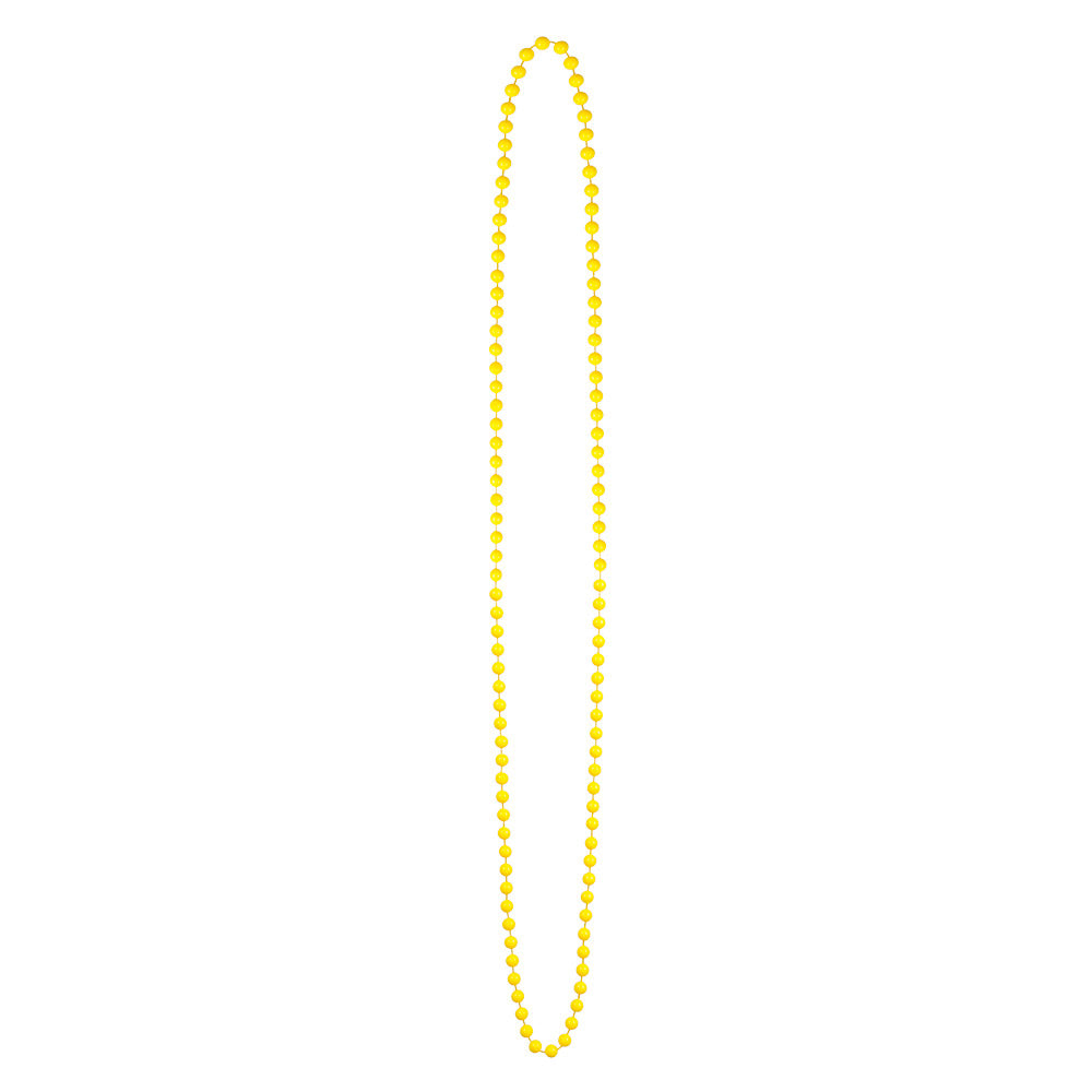 Collier Perles UV Fluo Disco - 4 Couleurs Assortis